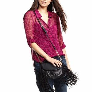 DVF sz. 4 Lorelei Silk Snake print button down